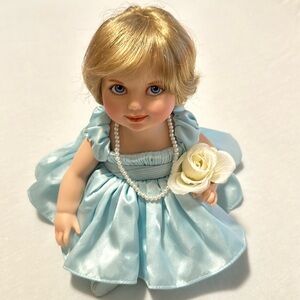 This is the Beautiful Baby Princess Diana Franklin Mint Porcelain Doll.